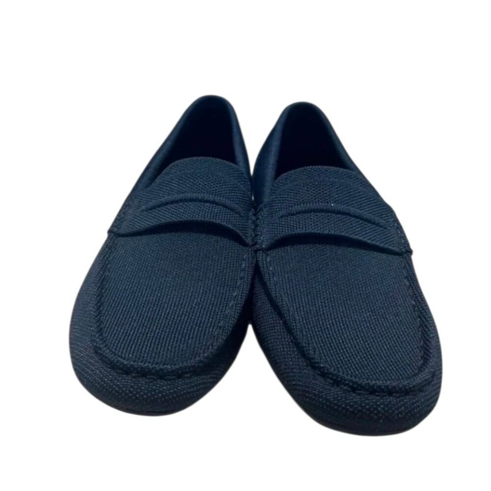 Rothy’s Men’s 12.5 Blue Slip-On Driving Loafers Recycled Knit Rubber Sole Shoes - Picture 3 of 14